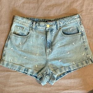 Playboy x Pacsun High Waisted Jean Shorts